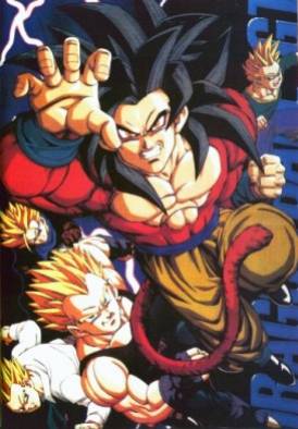 goku,vegeta  et les enfants